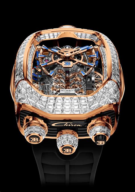 jacob and co bugatti chiron watch replica|most expensive bugatti watch engine.